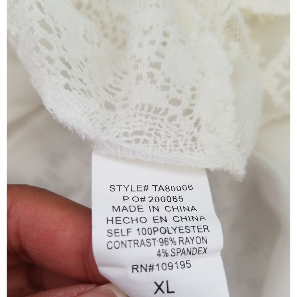 Sheer Lace Top - Picture 6 of 7